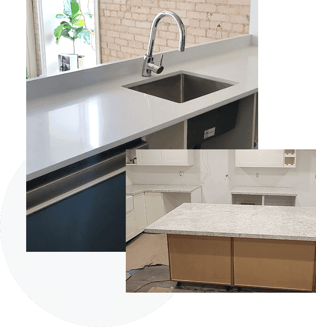Stone and Stone kitchen countertops and fabrication