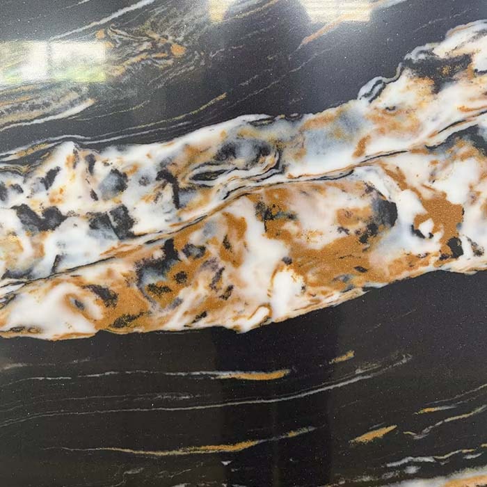 Cosmo Nero · 126" x 63"